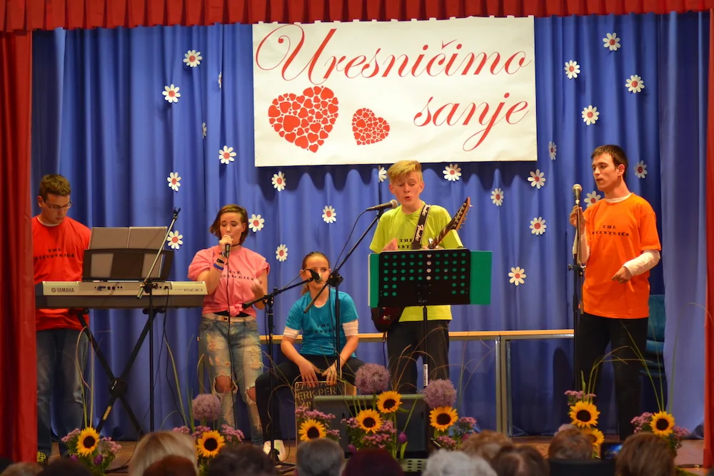 Skupina The Eccentrics na koncertu (Arhiv skupine The Eccentrics)
